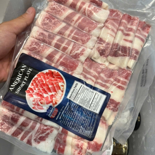 Ba Chỉ Bò Mỹ